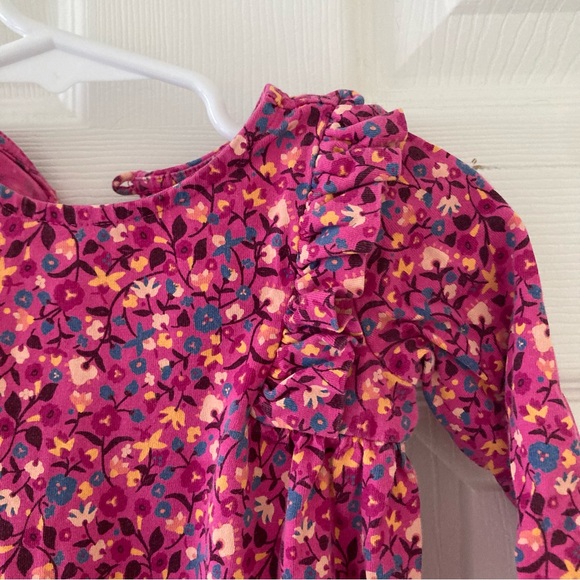 Tea Collection Ruffle Baby Romper, 6-9m - Picture 2 of 6